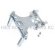 HOT RACING TRAXXAS REVO RETROFIT SILVER REAR WING MOUNT