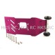 HOT RACING HPI SAVAGE PURPLE ALLOY WHEELIE BAR