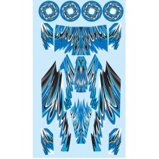 2WD Buggy Blue Sticker TC0826